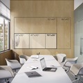 White Boards | U Brands 123U00-01 70 x 35 Glass Dry Erase Board - White Surface image number 7