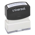 Just Launched | Universal UNV10157 Pre-Inked Scanned Message Stamp - Blue Ink image number 0