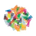 Just Launched | GEM PC0300 Smooth Plastic Paper Clips - Medium, Assorted (500/Box) image number 1