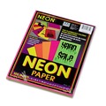 Copy & Printer Paper | Pacon P104331 8.5 x 11 24 lb. Bond Weight Array Colored Bond Paper - Assorted Neon Colors (100/Pack) image number 0