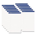 Notebooks & Pads | Ampad 20-330 8.5 in. x 14 in. Wide/Legal Ruled Perforated Writing Pads - White (1-Dozen) image number 0