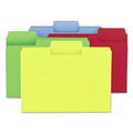 File Folders | Smead 11987 1/3-Cut Tabs Assorted Letter Size 0.75 in. Expansion SuperTab Colored File Folders - Assorted (100/Box) image number 2