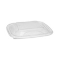 Cups and Lids | Pactiv Corp. SACLD07 EarthChoice Recycled PET Lid for 24 - 32 oz. Container Bases - Clear (300/Carton) image number 3