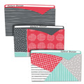 Sheet Protectors | C-Line 63540 Write-On Straight Tab Letter Size Fashion Poly File Jackets - Assorted Colors (6/Pack) image number 4