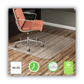 Office Chair Mats | Deflecto CM2E442FCOM 46 x 60 EconoMat All Day Use Chair Mat for Hard Floors - Clear image number 7