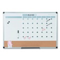 Bulletin Boards | MasterVision MB0707186P 36 in. x 24 in. 3-in-1 Monthly Planning/Scheduling Calendar Planner - White Surface/Satin Aluminum Frame image number 5