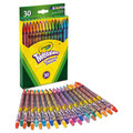 Pencils | Crayola 687409 2 millimeter 2B Twistables Colored Pencils - Assorted Lead and Barrel Colors (30/Pack) image number 1