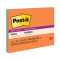 Back to School Sale | Post-it Notes Super Sticky 6845-SSP 8 in. x 6 in. Meeting Notes - Energy Boost Collection Colors (4/Pack) image number 0