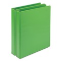 Just Launched | Samsill U86378 11 in. x 8.5 in. 3 Rings 1 in. Capacity Earth’s Choice Plant-Based Durable Fashion View Binder - Lime (2/Pack) image number 0
