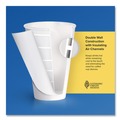 Cups and Lids | SOLO DWTG20W Thermoguard 20 oz Sustainable Forest Print Insulated Paper Hot Cups - White (600/Carton) image number 1