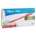 Pens | Paper Mate 9620131 Medium 1 mm FlexGrip Ultra Recycled Stick Ballpoint Pen - Red Ink, Red Barrel (1-Dozen) image number 0