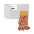 Just Launched | Boardwalk BWK501OR 5 in. Headband Cotton/Synthetic Fiber Super Loop Wet Mop Head - Small, Orange (12/Carton) image number 2