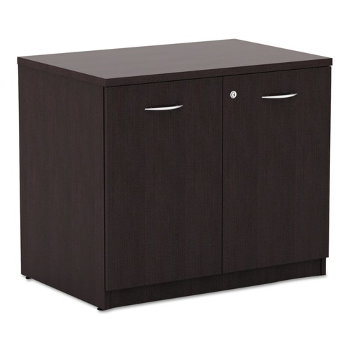 Office Filing Cabinets & Shelves | Alera ALEVA613622ES Valencia Series 34.13w x 22.78d x 29.5h Storage Cabinet - Espresso image number 0