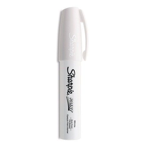 Permanent Markers | Sharpie 35568 Permanent Paint Marker - Extra-Broad Chisel Tip/White image number 0