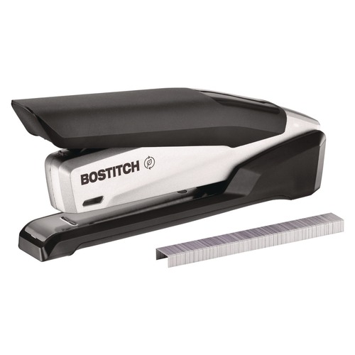 Back to School Sale | PaperPro ACF1110 inPOWERplus28 Executive One-Finger 28-Sheet Capacity 3-in-1 Eco-Friendly Desktop Stapler - Black/Silver image number 0