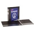 Back to School Sale | Avery 05730 3 Round Rings 2 in. Capacity 11 in. x 8.5 in. Economy View Binder - Black image number 6