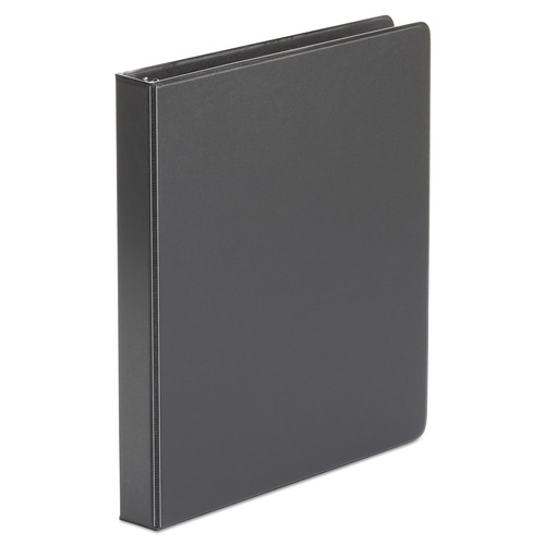 Just Launched | Universal UNV31401 Economy 11 in. x 8.5 in. 1 in. Capacity 3-Ring Non-View Binder - Black image number 0