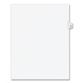 Dividers & Tabs | Avery 01057 11 in.x 8.5 in. 10-Tab Avery Style 57 Preprinted Legal Exhibit Side Tab Index Dividers - White (25/Pack) image number 1