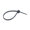 Office Cable Management | Tatco 22500 18 lbs. 4 in. x 0.06 in. Nylon Cable Ties - Black (1000/Pack) image number 2
