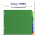 Dividers & Tabs | Avery 11901 Big Tab 11 in. x 8.5 in. 8-Tab Insertable Plastic Dividers - Assorted (1-Set) image number 4