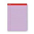 Notebooks & Pads | Universal UNV35884 8.5 in. x 11 in. Colored Perforated 50-Sheet Writing Pads - Wide/Legal Rule, Orchid (1 Dozen) image number 0
