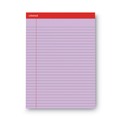 Notebooks & Pads | Universal UNV35884 8.5 in. x 11 in. Colored Perforated 50-Sheet Writing Pads - Wide/Legal Rule, Orchid (1 Dozen) image number 0