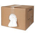  | HOSPECO 455-25 New Bleached T-Shirt Rags - White (1/Carton) image number 1