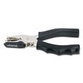 Staple Punches | Universal UNV74321 8-Sheet Handheld 1/4 in. Hole Punch - Black image number 1