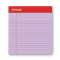 Notebooks & Pads | Universal UNV35854 50-Sheet 5 in. x 8 in. Colored Perforated Writing Pads - Narrow Rule, Orchid (1 Dozen) image number 2