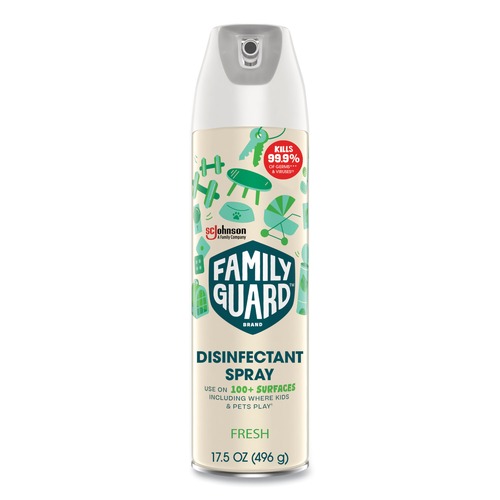 Cleaners & Chemicals | SC Johnson 327164 17.5 oz. Aerosol Spray Fresh Scent Disinfectant Spray (8/Carton) image number 0