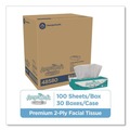  | Georgia Pacific Professional 48580 2-Ply Premium Facial Tissues in Flat Box - White (30-Boxes/Carton) image number 2