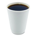 Cups and Lids | Boardwalk BWKDW12HCUP 12 oz. Double-Walled Paper Hot Cups - White (500/Carton) image number 4