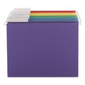 File Folders | Smead 64020 1/3-Cut Tabs Letter Size Color Hanging Folders - Assorted Colors (25/Box) image number 1