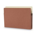 Just Launched | Smead 74214 1-3/4 in. Expansion Drop Front Pocket - Legal, Manila/Redrope (25/Box) image number 1
