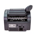 Retail Store Supplies | CONTROLTEK 500137 11.41 in. x 9.45 in. x 8.66 in. 1,200 Bills/min Bill Counter with Counterfeit Detection - Charcoal Gray image number 3