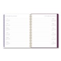 Notebooks & Pads | AT-A-GLANCE LB38905A 11 in. x 8.5 in. 12-Month (Jul 2025-Jun 2026) Leah Bisch Petite Floral Academic Weekly Monthly Planner - Purple/Green Cover image number 8