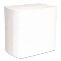 Paper Towels and Napkins | Boardwalk BWK6000INTW 6.3 in. x 8.5 in. 1-Ply Interfold Napkins - White (12/Carton) image number 3