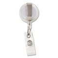 Label & Badge Holders | Advantus 75473 30 in. Extension Retractable ID Card Reel - Translucent Clear (12/Pack) image number 1