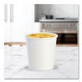  | SOLO H4165-2050 16 oz. Flexstyle Double Poly Paper Containers - White (500/Carton) image number 6