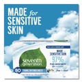Laundry Detergents | Seventh Generation 10732913449306 Natural Fabric Softener Sheets - Unscented (80 Sheets/Box, 4/Carton) image number 6