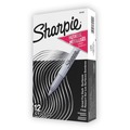 Permanent Markers | Sharpie 39100 Permanent Markers - Fine Bullet Tip/Metallic Silver (1-Dozen) image number 1