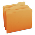 Just Launched | Smead 12543 Colored File Folders with Assorted 1/3-Cut Tab Positions - Letter, Orange (100/Box) image number 0