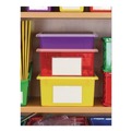 Boxes & Bins | Storex 62532U05C Storage Tray, Deep, 2 gal, 10.65-in x 10.65-in x 5.2-in, Clear, 5/Pack image number 4