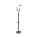 Just Launched | Alba PMFESTN 14w x 14d x 73.67h Festival 5-Knob Coat Stand with Umbrella Holder - Black image number 0