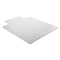 Office Chair Mats | Alera CM12233ALEPL 45 in. x 53 in. Moderate Use Wide Lipped Studded Chair Mat for Low Pile Carpet - Clear image number 0