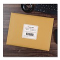 Envelopes & Mailers | Quality Park QUA37893 9.5 in. x 12.5 in. No. 93 28 lbs. Bond Weight Kraft Square Flap Clasp/Gummed Closure Clasp Envelope - Brown Kraft (100/Box) image number 4