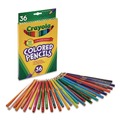 Pencils | Crayola 684036 3.3 mm 2B Short-Length Colored Pencil Set - Assorted Lead and Barrel Colors (36/Set) image number 4