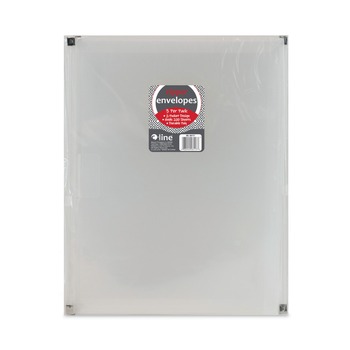 MAILING PACKING AND SHIPPING | C-Line 48117 Zip 'N Go 1 in. Capacity 10 in. x 13 in. Reusable Envelope with an Outer Pocket - Clear (3/Pack)