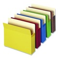 File Jackets & Sleeves | Smead 73890 3.5 in. Expansion Colored File Pockets - Letter, Assorted (25/Box) image number 1