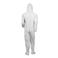 Cleaning & Janitorial Supplies | Ansell 44334 A40 Elastic-Cuff Ankle Hood and Boot Coveralls - X-Large, White (25/Carton) image number 2